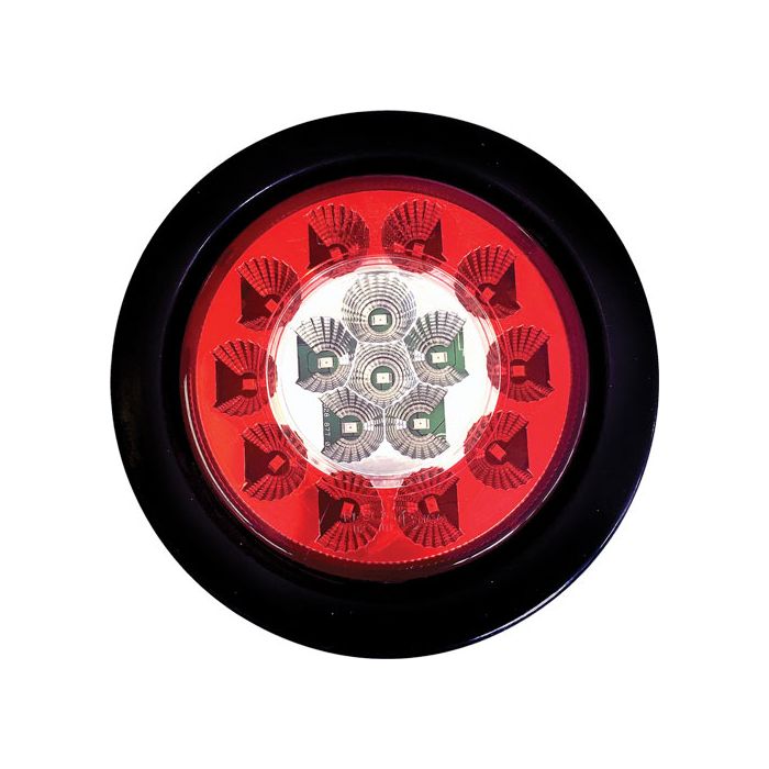 STOP/TAIL/ INDICATOR LAMP - 12 RED & 11 AMBER LED + GASKET