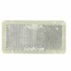 2 PIECE REFLECTOR CLEAR RECTANGLE SELF ADHESIVE