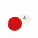 2 PIECE METAL RED FLANGE REFLECTORS 76MM
